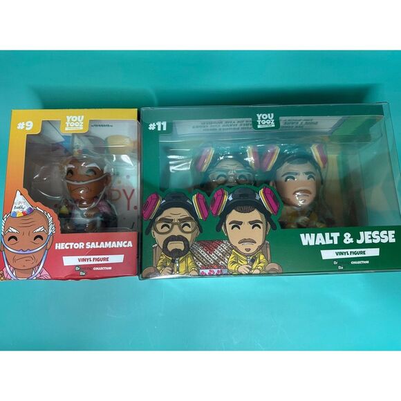Youtooz Lot Breaking Bad # 9 Hector Salamanca‎ & # 11 Walt & Jesse BNIB